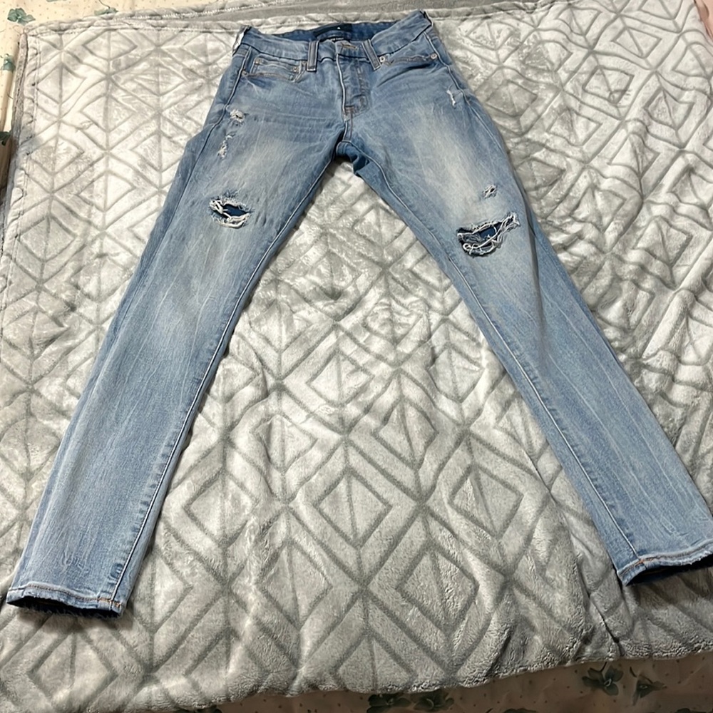 Aeropostale light blue jeans in a size 0
